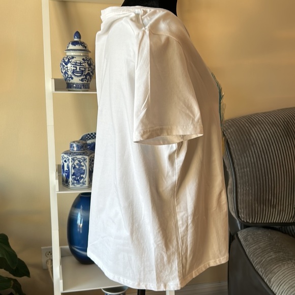 COCO Y CLUB short sleeve t shirt with sequins size extra large - Picture 6 of 9